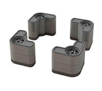 Height Adjustable Foot Pads for Vibration Washing Machines Anti Slip Design (Black 2)