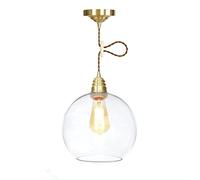 Height Adjustable Glass Office Restaurant Bar Cafe Pendant Corridor Single Head Hanging Lights Read Chandelier