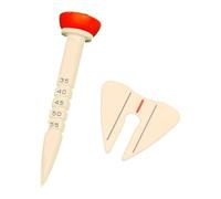 Height Adjustable Golf Tee, Golf Tee Equipment, Golf Ball Holder, for Practicing Swings on The Driving Range And Warming Up, Red