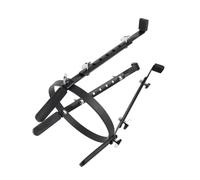 Height Adjustable Iron Drum Stand for Conga Drum Black, Material, Adjustable Height Mechanism, Universal Compatibility, Ideal for All Sizes