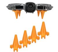 Height-Adjustable Landing Gear for DJI NEO 2, 4pcs Anti-Wear Protective Bracket, 1.6cm Height Increase, Easy Install & Remove, Scratch-Resistant, Secure Landing, Compact Design (Orange)