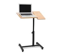 Height-adjustable laptop desk Mobile Workstation Folding Tray Table 2 Trays