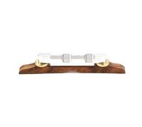 Height Adjustable Mandolin Bridge Saddle Rosewood Base Bridge Replacement for Mandolin String Instrument Accessory Adjustable Height Mandolin Bridge