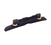 Height Adjustable Mandolin Bridge With Two Knobs Ebony Guitar Bridge For Simplified String Action Adjustments Enduring For Mandolin Musical Accessory