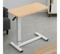 Height Adjustable Mobile Table Overbed Desk with Wheels