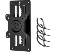 Height Adjustable Monitor Wall Mount Bracket for Most 13-35 Inch Screens,Full Motion&Ultra Slim Single Monitor Mount with VESA 75x75/100x100mm Up to 22lbs,Black