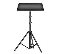 Height Adjustable Projector Tripod Stand Metal Collapsible Strong Bearing Capacity Laptop Tripod with Metal Folding Tray