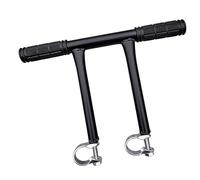 Height adjustable push handle with easy clip to fit vehicles with 22mm, 28mm, 32mm and 38mm. Makes pushing easier and minimises back strain during extended walking