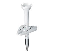 Height Adjustable Rubber Tack Marker - Stainless Steel Golf Tees, Professional Training Aid | Durable Ball Placement Practice Tool, Outdoor Backyard Driving Range Device for Athletes Youth