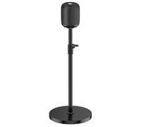 Height Adjustable Speaker Stand for Homepod 2 Stand Built-in Cable Management - Heavy-duty Floor Speaker Stands for HomePod 2nd Generation Speakers Easy to Install, Black