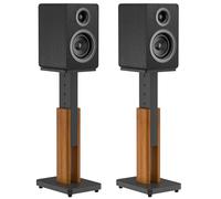 Height Adjustable Speaker Stands Pair with Most Satellite, Studio, Bookshelf Speakers - Floor Speaker Stands for Klipsch, Edifier, Yamaha, JBL Bookshelf Speaker Stands Holds 50Lbs with Cable Clips
