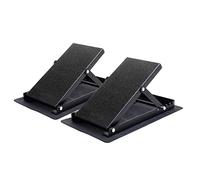 Height Adjustable Squat Wedge Set - Anti-Slip Slant Board for Heel Elevated Squat, Calf Stretching (small pair)
