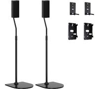 Height Adjustable Stand for Bose Speaker Stands wr Slideconnect Bracket, for Bose Surround Speakers, Surround 700, OmniJewel Lifestyle 650, CineMate GS Series II, for Bose OmniJewel Floor Stands, Pair