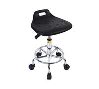 Height Adjustable Stools with Carry Handle Work Stool with Wheels and Footrest 360° Swivel for Shop Guitar Lab Tattoo Workbench Medical(42-56cm)