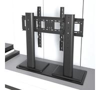 Height Adjustable Table Top LCD Racket TV Stand Mount Universal Design Strong Load-Bearing Tempered s Support for 26"-32" TVs Easy Assembly TV Not Included