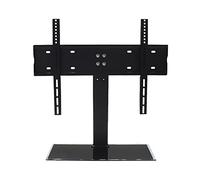 Height Adjustable Tabletop TV Stand with Tempered Glass Base for 32 50 inch LCD Flat Screen TV Holds up to 88lbs/40kg TV Mount Stand