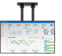 Height Adjustable Tv Cabinet And Wall Mount Bracket - Ceiling Mount Tv Bracket, Bi-Polar Tv Bracket For 60-120' Led Flat Panel Displays,