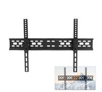 Height-adjustable TV mount, TV monitor mount with height adjustment and swivelling - modern flat screen holder hotel bedroom living room easy installation and levelling