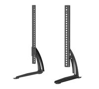 Height Adjustable Universal TV Stand Tabletop Base for 32-75" LCD LED Plasma Flat Screen Sturdy Replacement Legs Ideal for Home & Office Use