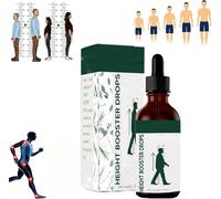 Height Booster Drops,Height Growth Drops,Height Growth Oil,Natural Herbal Height Increasing Essential Oil for Bone Growth,Natural Ingredients (1 Pcs)