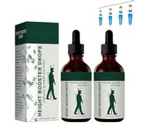 Height Booster Drops, Height Growth Drops, Height Growth Oil, Natural Herbal Height Increasing Essential Oil, for Adolescent Bone Growth, Reach Your Maximum Height (2Pcs)