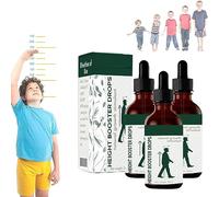 Height Booster Drops, Natural Herbal Height Increasing Essential Oil, Height Growth Oil for Adolescent Bone Growth, Reach Your Maximum Height (3 Pcs)