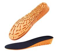 Height boosters 1.5-3.5cm Invisible Height Increase Sport Insoles Orange EVA Memory Foam Shoes Sole Pad Breathable Comfortable for Men Feet Care(3.5cm,43-44)