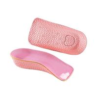 Height Boosters Arch Support Increase Height Insoles Light Weight Soft Elastic Lift for Men Women Shoes Pads 1.5CM 2. 3. Heighten(Pink,2.5CM)