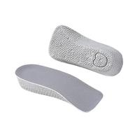 Height Boosters Arch Support Increase Height Insoles Light Weight Soft Elastic Lift for Men Women Shoes Pads 1.5CM 2. 3. Heighten(Full Gray,2.5CM)