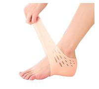 Height Boosters Invisible Height Increase Silicone Socks Gel Heel Pads Orthopedic Arch Cushion Insoles(Beige,5.5CM)