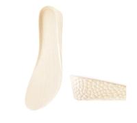 Height Boosters Shock Absorption Insole Feet Height Increase Insoles Growing Shoe Pads 1Pair(3.5CM-Beige,EU40)