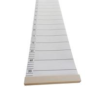 Height Chart Children Height Ruler Canvas Hanging Growth Chart Kid Room Wall Charts Decorative Measure(White)