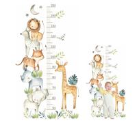 Height Chart for Kids 1pcs Kids Height Wall Chart Kids Measure Wall Chart for Bedroom Self-Adhesive Forest Animals Walls Sticker Measures 50-150 Cm