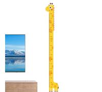 Height Chart for Kids - Animal Growth Ruler, Measuring Wall Board for Nursery, Room, Wood Construction, Tracking Recording Chart, Home Living Room Door Decor for Children