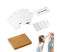 Height Chart for Kids | Measure Wall Ruler|Puzzle Mirrors Growth Chart Wall Mirrored Growth Height Ruler with Marking Decal Stickers for Dress Up Center Decor