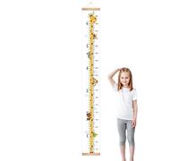 Height Chart for Kids - Removable Child Height Wall Chart | Growth Tracker with Lanyard Removable Reusable for Home Decor Interior Playroom Parenting Tool Baby Room