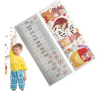 Height Chart for the Wall, Growth Chart for the Wall, Cute Growth Chart for Height Measurement, Self-Adhesive Height Measuring Rulers, Children's Wall Ruler for Wall Decoration in Children's Room and