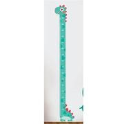 Height Chart Kid Height Ruler Wall Sticker for Kids Room Girls Cartoon Animal Measure Wallpaper Growth Chart Nursery Decoration(Green)