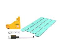 Height Chart Kids, 70.8 Inch Growth Ruler, Removable Magnetic Wall Tracker, Yellow, Green, Measuring Tool for Nursery Playroom Home School Decoration, Long Lasting
