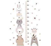 Height Chart Wall Sticker Children's Room Animals Wall Sticker: YIDM Height Chart for Children Waterproof Decorative Wall Sticker Size Gauge Kids Wall Sticker for Bedroom Baby Nursery