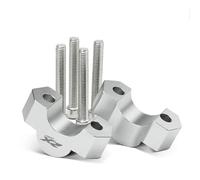 Height-Extendable Motorcycle Handlebar Rise For BMW F900R F900XR F850GS F 850 GS ADV Adventure Extension Clamp Stub Fitting Short Stem. Stem Adapter(Silver3)