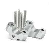 Height-Extendable Motorcycle Handlebar Rise For BMW F900R F900XR F850GS F 850 GS ADV Adventure Extension Clamp Stub Fitting Short Stem. Stem Adapter(Silver2)