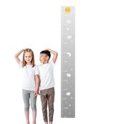 Height Growth Curve Ruler, Growth Curve for - Unbreakable Ruler for Growth Curve | Height Measuring Tool with Ribbon, Full Wall Decor