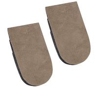 Height Increase Insole Heel Lift Pad Dark Tan S Size One Pair | Rubber and Suede Fabric, Pressure Dispersion, Friction Reduction, Strong Adhesion for Sports Use