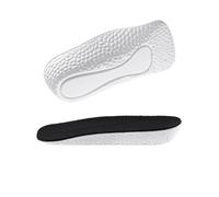 Height Increase Insole Invisible Inner Heightening Pad Sneaker Half Cushion Sports Shoes Boost Pads for Men Women 1.5-3.5 CM(1.5cm Black)