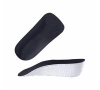 Height Increase Insole, Orthopedic High Pads, Invisible Heel Lift Inserts, Shock Absorption Comfortable Inserts, Heel Lifts Insoles for Women Mens A01_Black 2.5 CM/0.98''