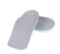 Height Increase Insoles 1 Pair Shoe Insoles Breathable Half Insole Heighten Heel Insert Sport Shoes Pad Cushion Unisex .5-3.5cm(Gray,2.5)