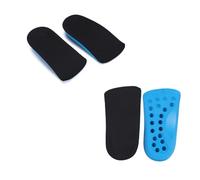 Height Increase Insoles, 2 Pairs PU Hard Breathable Height Increase Insole Invisible Increased Heel Lifting Inserts Shoe Lifts Shoe Pads for All Day Comfort and Support (4cm)
