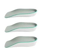 Height Increase Insoles 3.5CM Invisible Height Increasing Insoles Half Sole Heighten Sports Shoe Pad Inserts Men Women for Shoes(Grey-White,1.5cm)