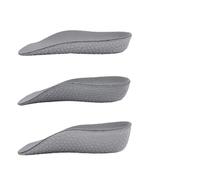 Height Increase Insoles 3.5CM Invisible Height Increasing Insoles Half Sole Heighten Sports Shoe Pad Inserts Men Women(Grey,2.5cm)